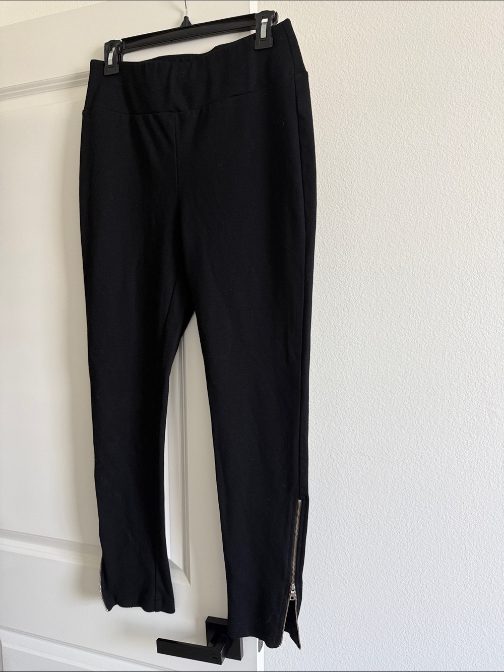 INC International Concepts Black Leggings with Side Zips